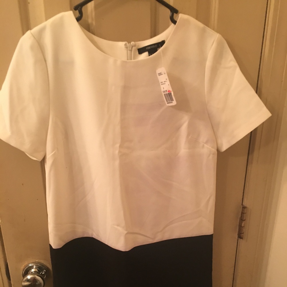 Forever 21 Black and White Dress, Size S